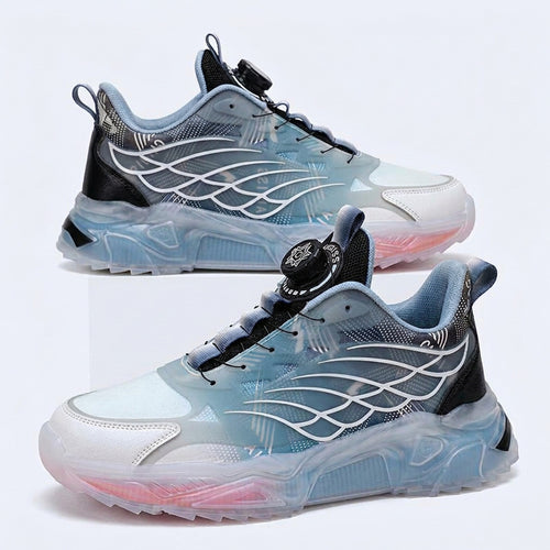 Chunky streetwear sneakers styled for daily wear.