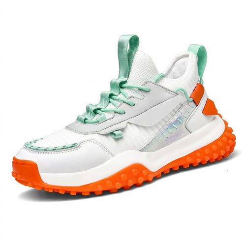Side view of men's lightweight casual running shoes.